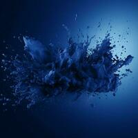 navy blue color splash photo