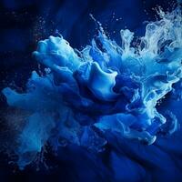 navy blue color splash photo