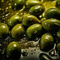 olive color splash photo