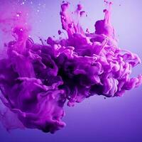 purple color splash photo