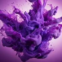 purple color splash photo