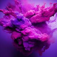 purple color splash photo