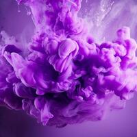 purple color splash photo