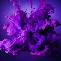 purple color splash photo