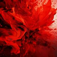 red color splash photo