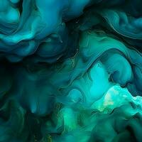 teal color splash photo