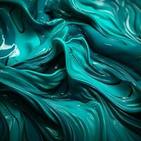 teal color splash photo