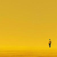 yellow Minimalist wallpaper photo