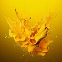 yellow color splash photo