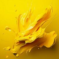 yellow color splash photo