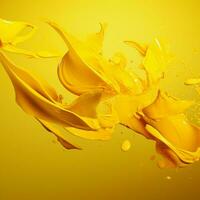 yellow color splash photo