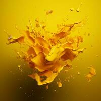 yellow color splash photo