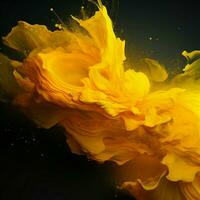 yellow color splash photo