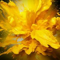 yellow color splash photo