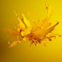 yellow color splash photo