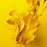 yellow color splash photo