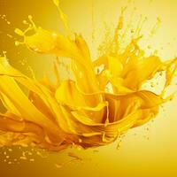 yellow color splash photo