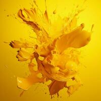 yellow color splash photo