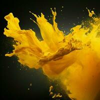 yellow color splash photo