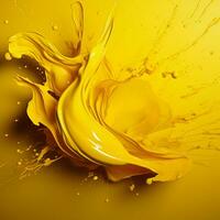 yellow color splash photo