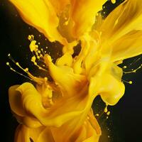 yellow color splash photo