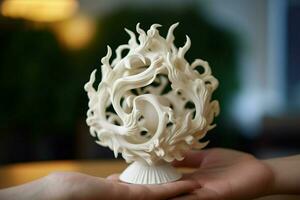 A 3D printed gift designed and created by the AI photo