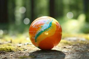 A bouncy ball for outdoor play photo