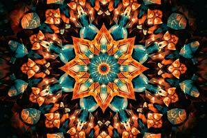 A classic kaleidoscope photo