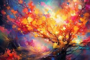 A dazzling display of color and light that captivat photo