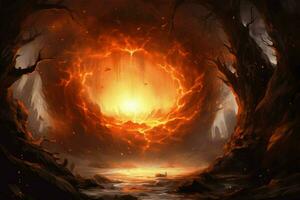 A magnificent source of warmth and energy photo