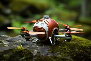 A mini drone for aerial exploration photo