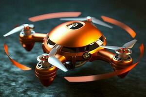 A mini drone for aerial exploration photo