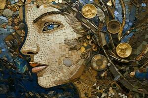 A mosaic with meaningful imagery photo