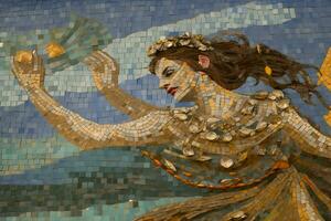 A mosaic with meaningful imagery photo