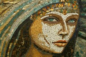 A mosaic with meaningful imagery photo