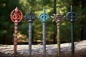 A set of foam swords for epic battles photo