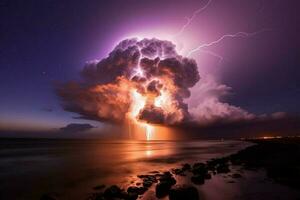 A stunning force of nature that lights up the sky photo