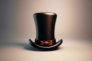 A top hat with a quirky design photo