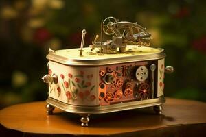 A wind-up music box with a sweet melody photo