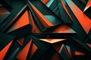 Angular designs with sharp lines and edges photo