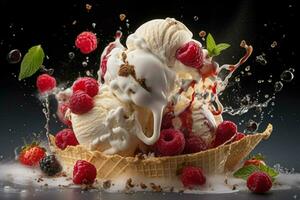Capture the excitement and energy of ice cream with photo