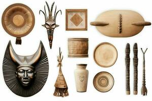 Combination of African and European design elements photo