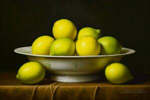 Lim on lemon and lime photo