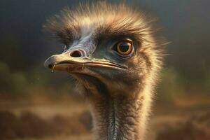 A Ostrich background photo