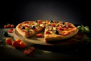 Photorealistic Product shot Food photography Pizz photo