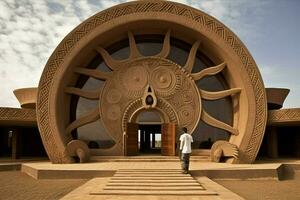 The beauty of African architecture both ancient and photo