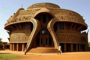 The beauty of African architecture both ancient and photo