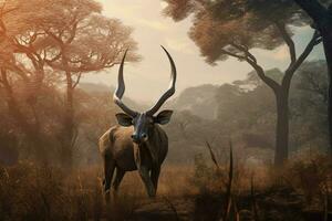 The beauty of African wildlife in their natural hab photo