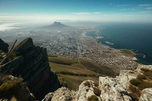 The breathtaking view from atop Table Mountain photo