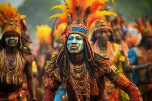 The colorful and lively celebrations of African tra photo